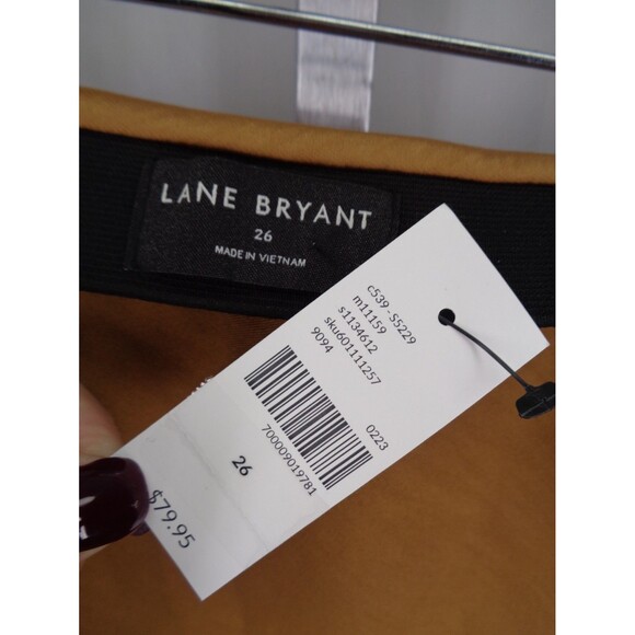 Lane Bryant Satin Shirttail Hem Slip Skirt Plus Size 26 New - Picture 9 of 11